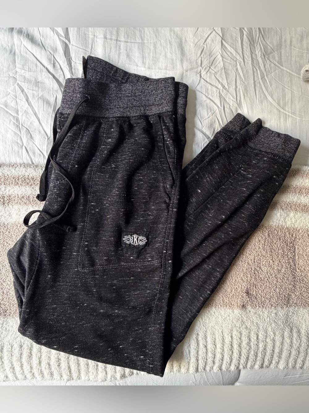 Brooklyn Cloth Black Heather Kids Jogger Sweatpants